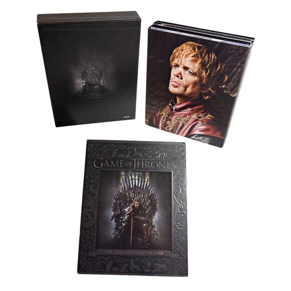 Game Of Thrones The Complete First Season Blu-Ray Box Set W/ Episode Guide 5 CD - Picture 1 of 8